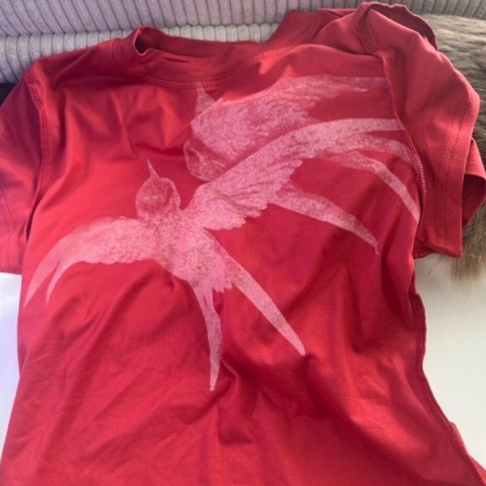 Women's Red Graphic Tee